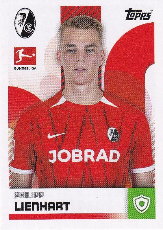 Philipp Lienhart / SC Freiburg / Topps Bundesliga 2024 / Basis Bild / Nr. 150