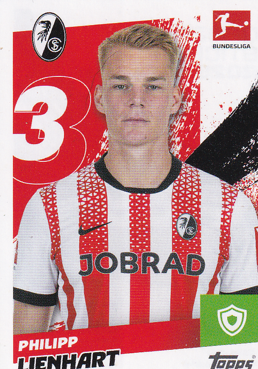 Philipp Lienhart - SC Freiburg - Topps Bundesliga 2025 - Basis Bild - Nr. 89