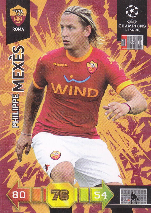 Philippe Mexes / AS Rom / Panini Champions League 2010 /Basis Karte / Nr.255