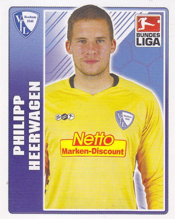 Philipp Heerwagen / VFL Bochum / Topps Bundesliga 2009 / Basis Bild / Nr. 28