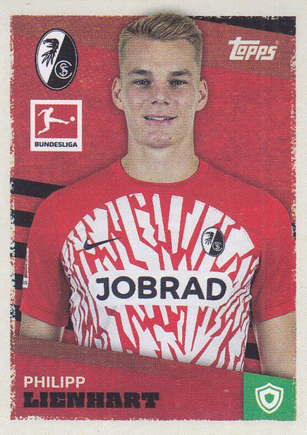 Philipp Lienhart / SC Freiburg / Topps Bundesliga 2023 / Basis Bild / Nr.160