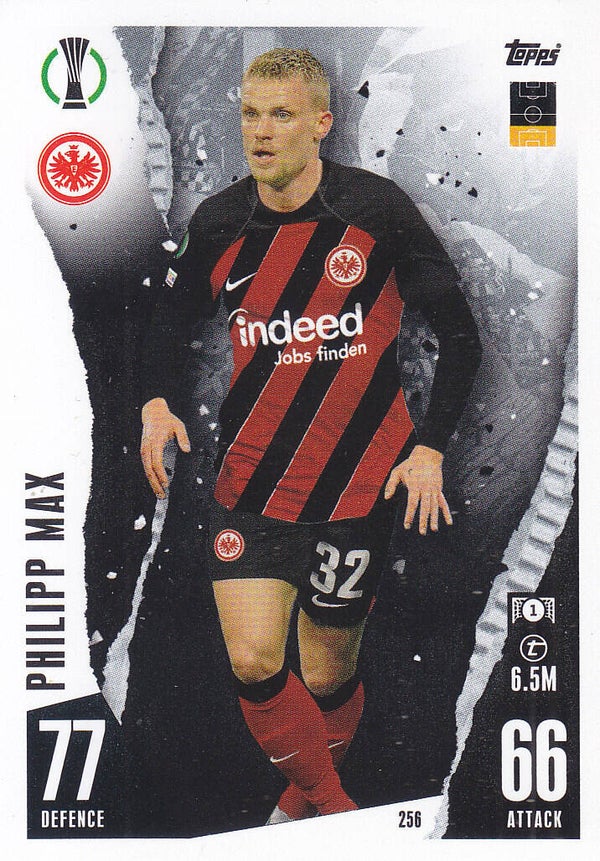 Philipp Max / Eintracht Frankfurt / Topps Champions League 2023 / Basis Karte / Nr.256