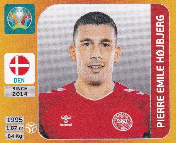 Pierre Emile Höjbjerg - Dänemark - Panini EM 2020 - Basis Bild - Nr. 168