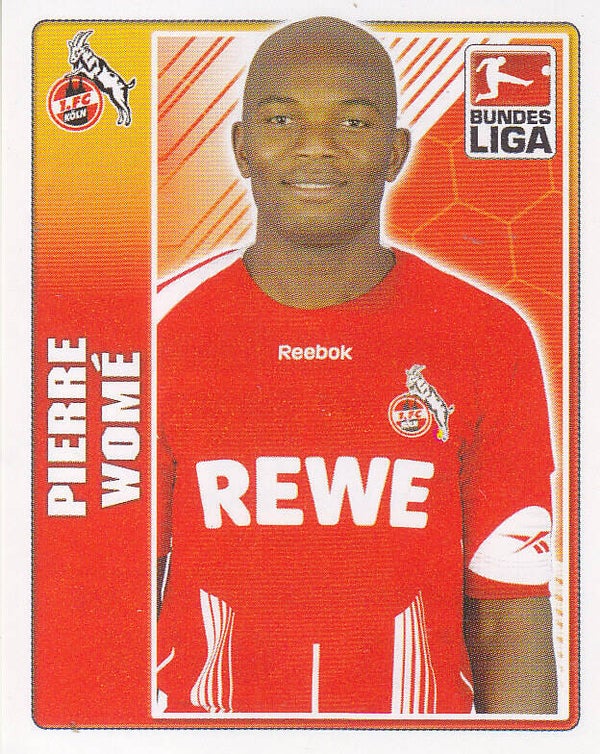 Pierre Wome / 1.FC Köln / Topps Bundesliga 2009 / Basis Bild / Nr. 236