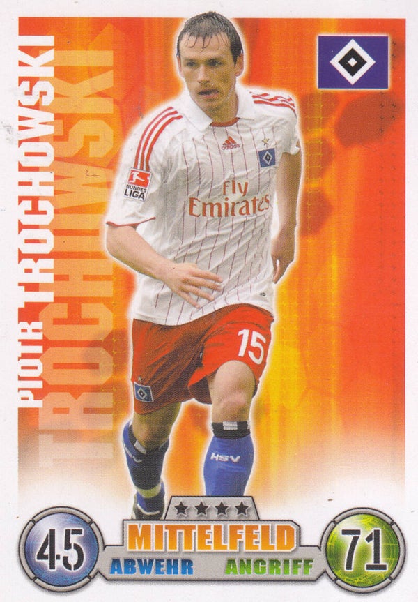 Piotr Trochowski - Hamburger SV - Topps Match Attax 2008 - Basis Karte - Nr. 139