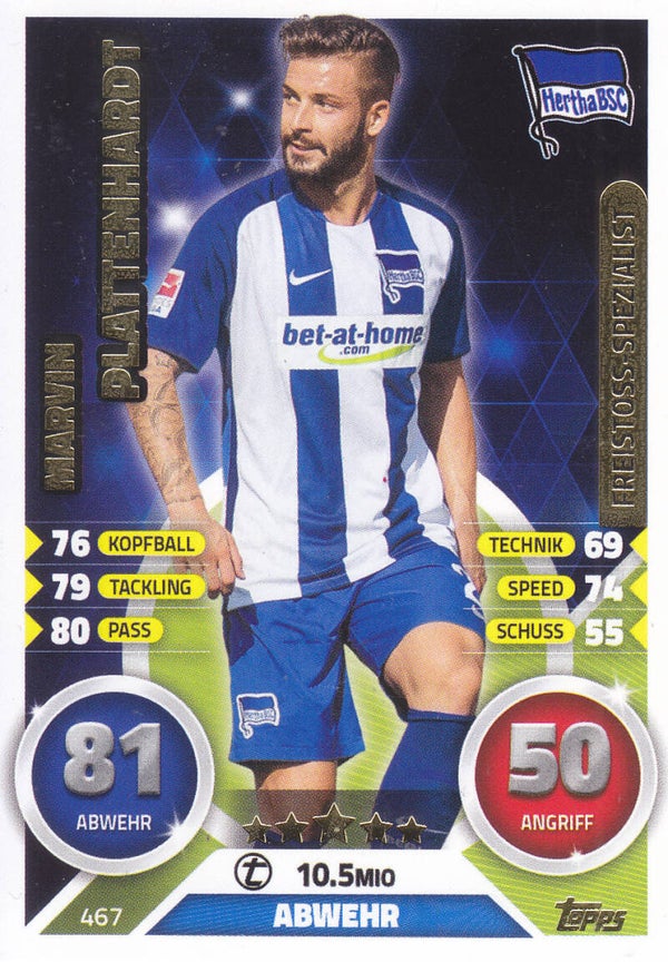 Marvin Plattenhardt Hertha BSC Berlin Freistoss-Spezialist Nr.487