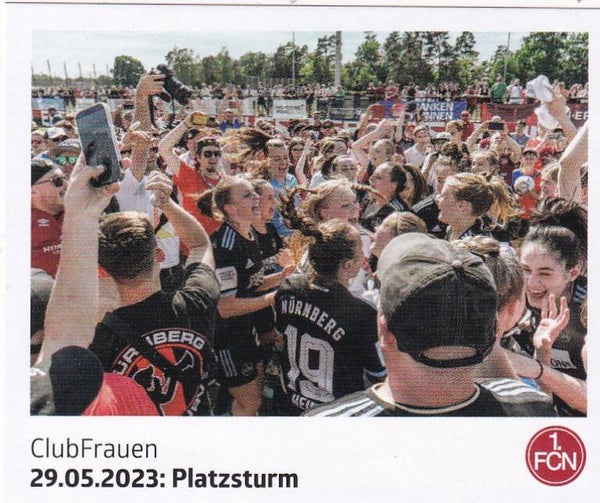 29.05.2023: Platzsturm - Panini 125 Jahre 1.FC Nürnberg - Club Frauen - Nr. 57