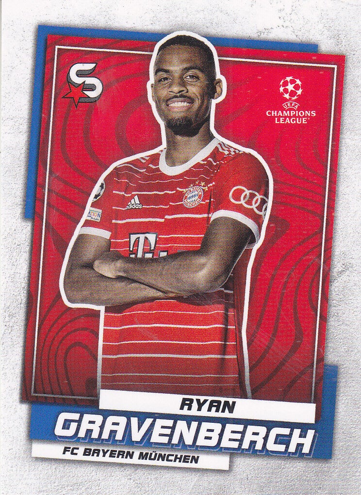 Ryan Gravenberch / FC Bayern München / Topps Superstars / Basis Karte / Nr.99