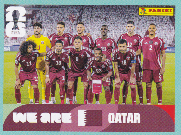 Qatar - Panini WM 2026 - Team Foto - Mannschaftsbild - QAT13