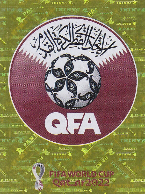 Quatar / Panini WM 2022 / Vereinslogo / Glitzer / Nr. QAT 2