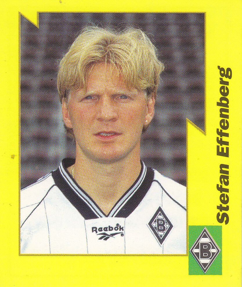 Stefan Effenberg / Borussia Mönchengladbach / Panini Bundesliga 1997 / Gelbe Serie / Nr. 154