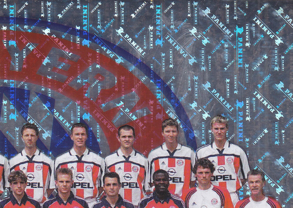 FC Bayern München / Panini FCB Collection 2000 / Mannschaftsbild 2 / Glitzer / Nr.117