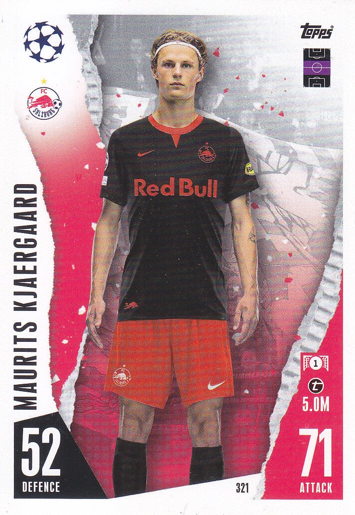 Maurits Kjaergaard / FC Salzburg / Topps Champions League 2023 / Basis Karte / Nr.321