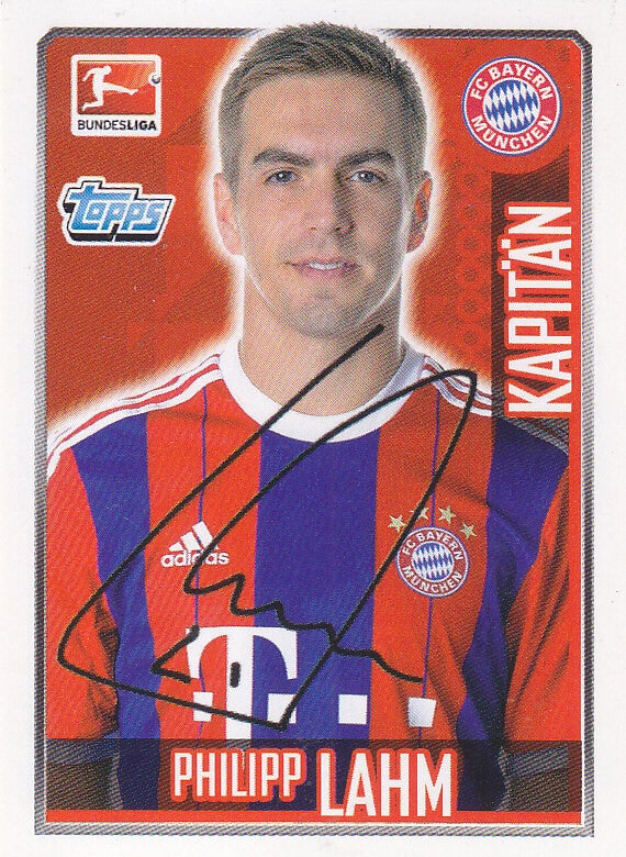 Philipp Lahm / FC Bayern München / Topps Bundesliga 2014 / Kapitän / Nr.206