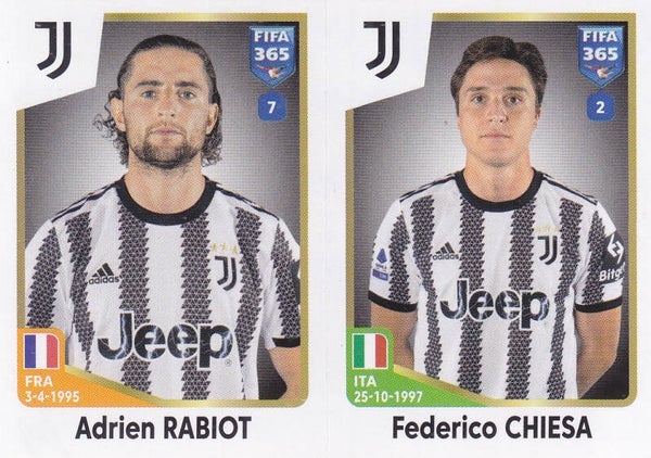 Adrien Rabiot & Federico Chiesa Juventus Turin Basis Bild
