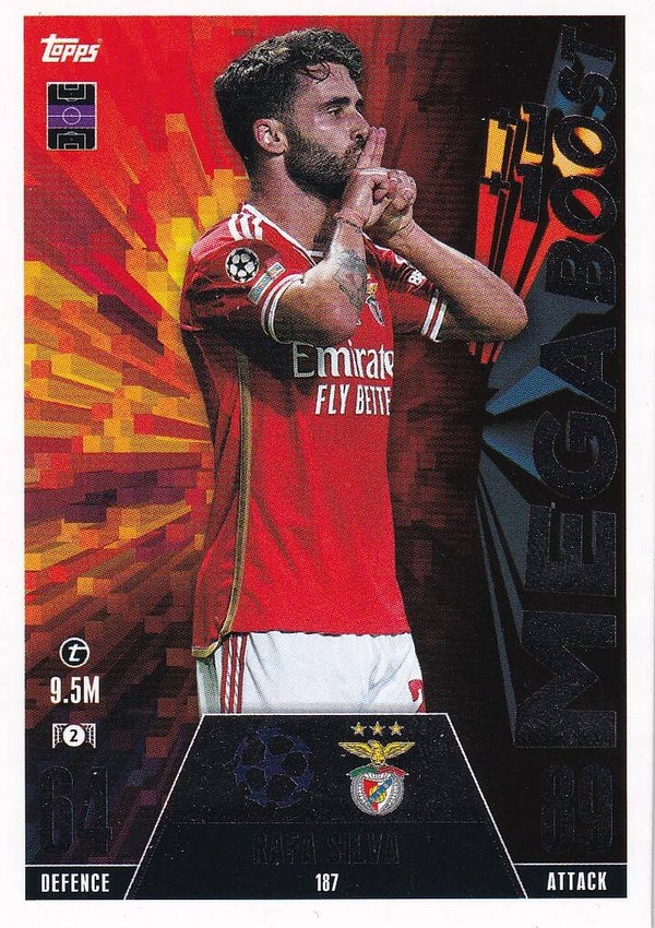 Rafa Silva / Benfica Lissabon / Topps Champions League Extra 2023 / Mega Boost / Nr. 187