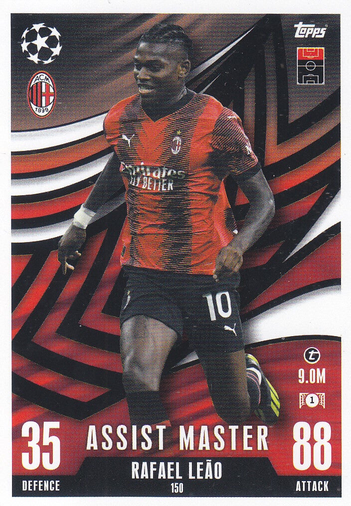 Rafael Leäo / AC Mailand / Topps Champions League Extra 2023 / Assist Master / Nr. 150