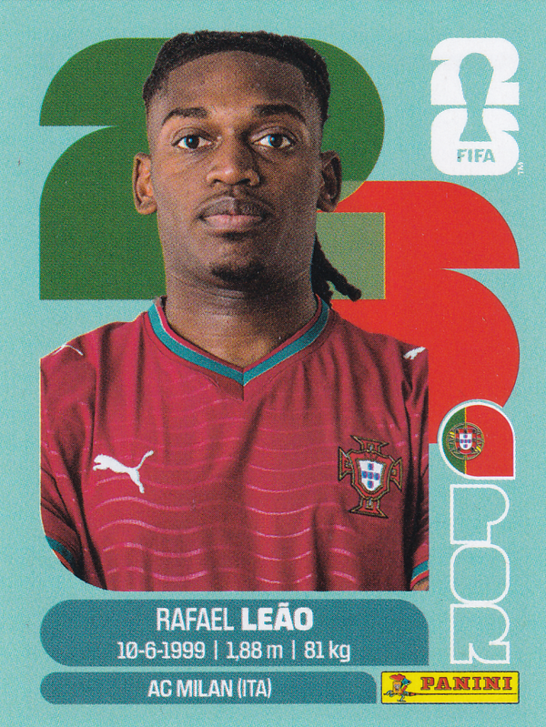 Rafael Leäo - Portugal - Panini WM 2026 - Basis Bild - POR20
