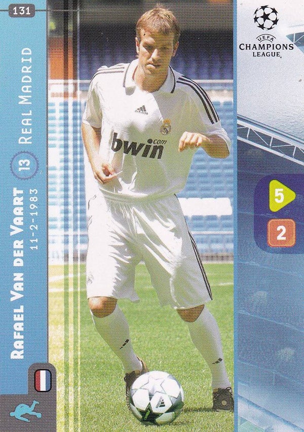 Rafael van der Vaart / Real Madrid / Panini Champions League 2008 / Basis Karte / Nr. 131