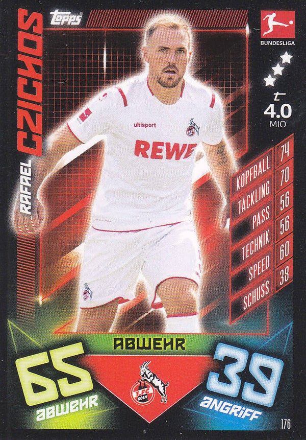 Rafael Czichos / 1.FC Nürnberg / Topps Match Attax 2019 / Basis Karte / Nr. 176
