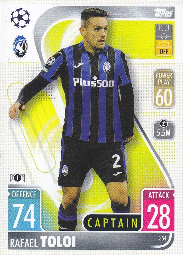 Rafael Toloi / Atalanta Bergamo / Topps Champions League 2021 / Basis Karte / Nr.354