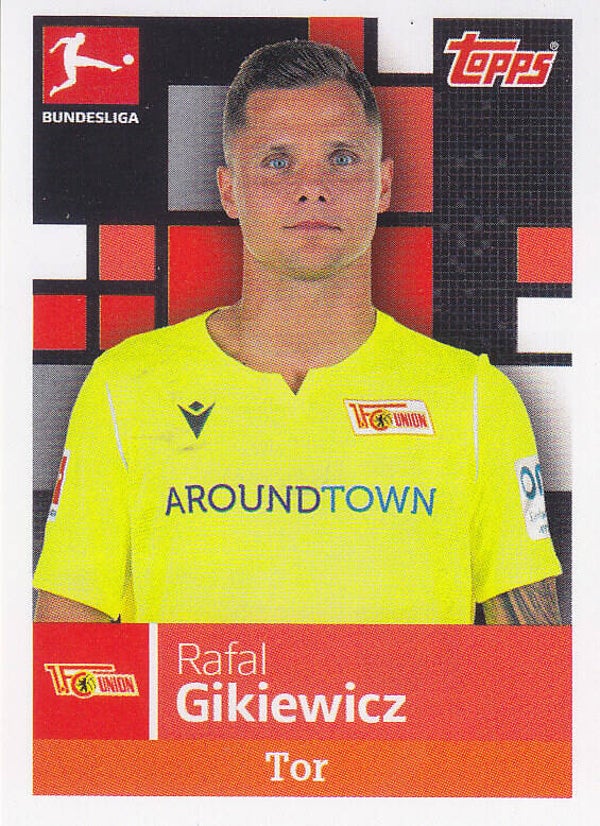 Rafal Gikiewicz / 1.FC Union Berlin / Topps Bundesliga 2019 / Basis Bild / Nr. 35
