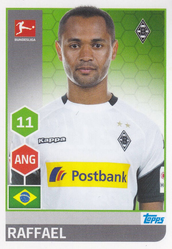 Raffael - Borussia Mönchengladbach - Topps Bundesliga 2017 - Basis Bild - Nr. 211