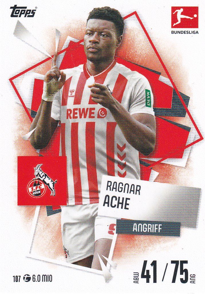 Ragna Ache - 1.FC Köln - Topps Match Attax 2025 - Basis Karte - Nr. 107