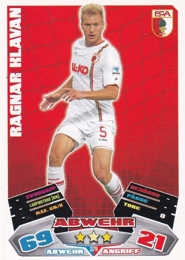 Ragnar Klavan / FC Augsburg / Topps Match Attax 2012 / Basis Karte / Nr. 379