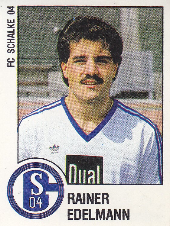Rainer Edelmann / FC Schalke 04 / Panini Bundesliga 1988 / Basis Bild / Nr. 287