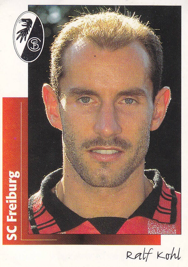 Ralf Kohl / SC Freiburg / Panini Bundesliga 1996 / Basis Bild / Nr.59