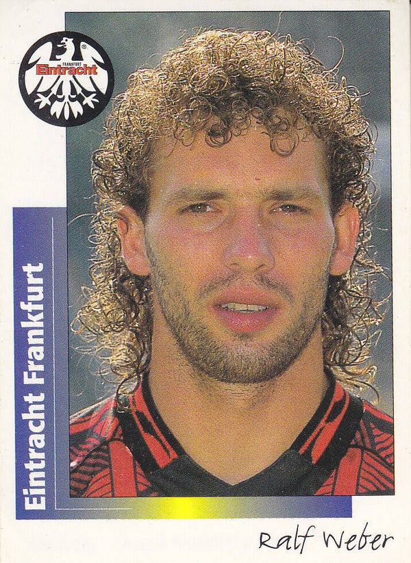 Ralf Weber / Eintracht Frankfurt / Panini Bundesliga 1996 / Basis Bild / Nr. 227