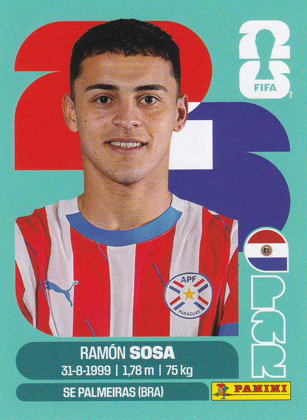 Ramon Sosa - Paraquay - Panini WM 2026 - Basis Bild - PAR18