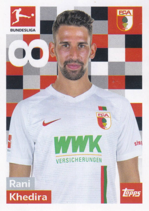 Rani Khedira / FC Augsburg / Topps Bundesliga 2018 / Basis Bild / Nr.10