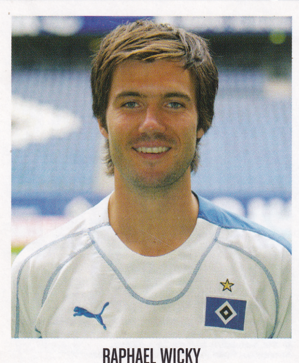 Raphael Wicky - Hamburger SV - Panini Bundesliga 2005 - Basis Bild - Nr. 215