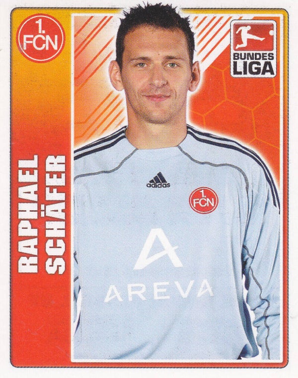 Raphael Schäfer / 1.FC Nürnberg / Topps Bundesliga 2009 / Basis Bild / Nr. 336