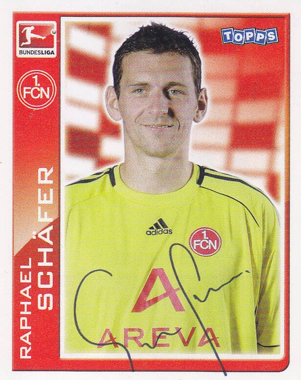 Raphael Schäfer / 1.FC Nürnberg / Topps Bundesliga 2010 / Basis Bild / Nr. 322