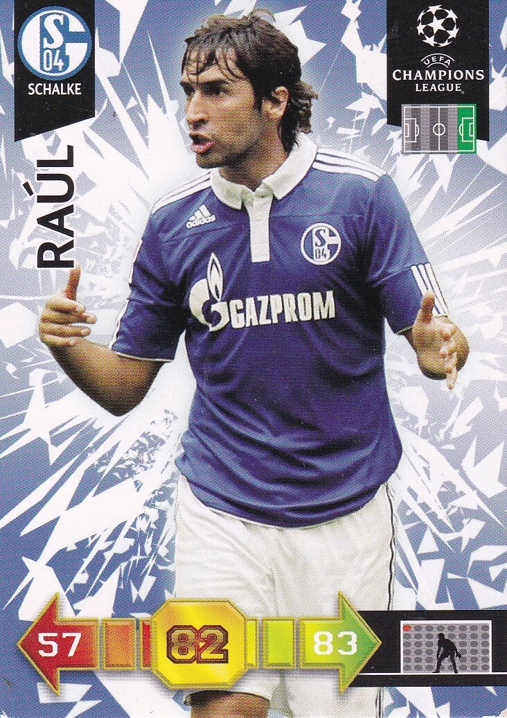 Raul - FC Schalke 04 - Panini Champions League 2010 - Basis Karte - Nr. 292