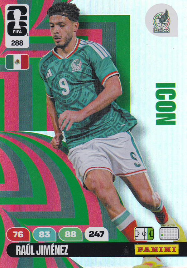 Raul Jimenez - Mexico - Panini WM 2026 - Icon - Nr. 288