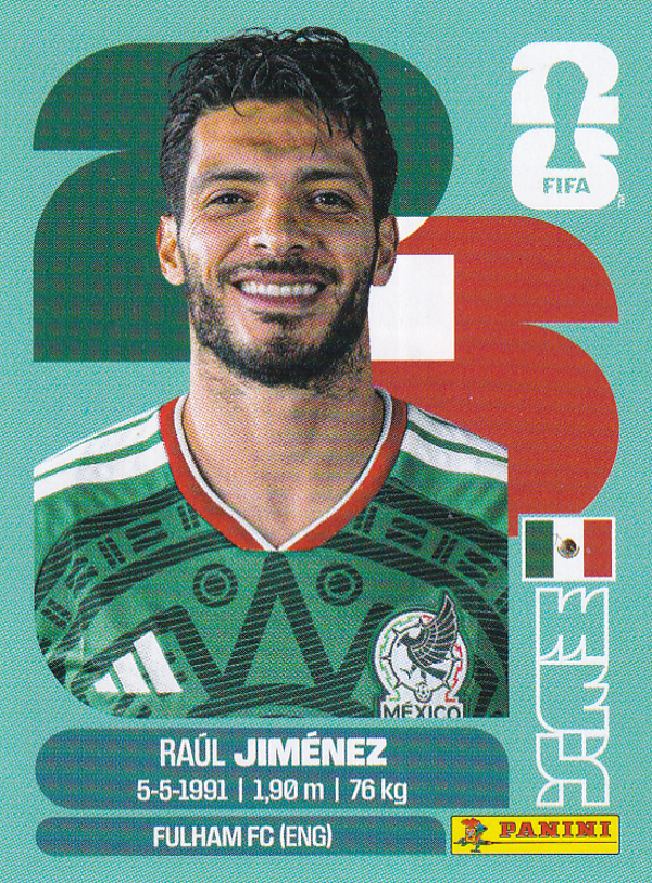 Raul Jimenez - Mexico - Panini WM 2026 - Basis Bild - MEX17