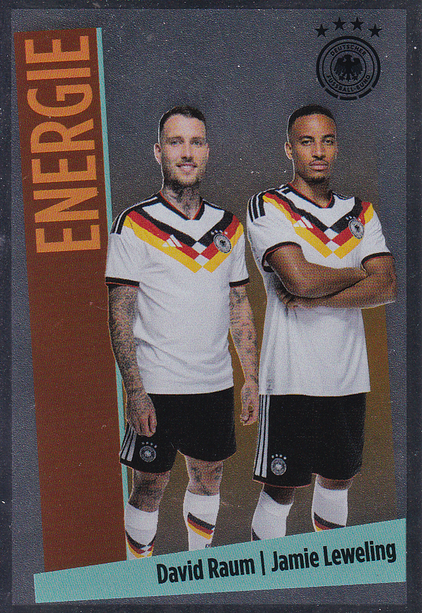 David Raum & Jamie Leweling - Deutschland - Panini Offizielle DFB Karten 2026 - Energie - Glitzer - Nr. 3