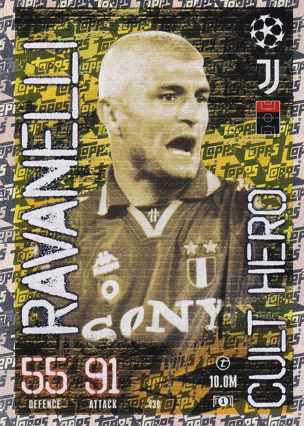 Fabrizio Ravanelli / Juventus Turin / Topps Champions League 2023 / Cult Hero / Nr. 439