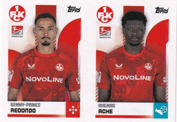 Kenny-Price Redondo & Ragnar Ache / 1.FC Kaiserslautern / Topps Bundesliga 2024 / Basis Doppelbild / Nr. 472 Nr. 773
