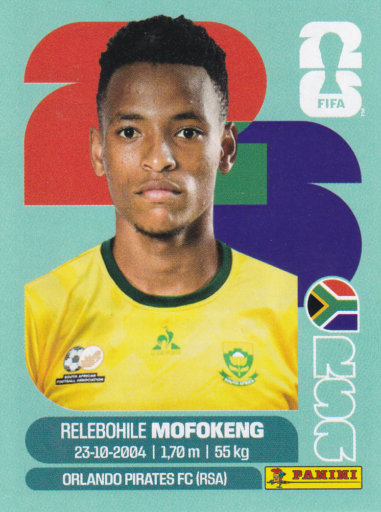 Relebohle Mofokeng - Südafrika - Panini WM 2026 - Update - RSA19a