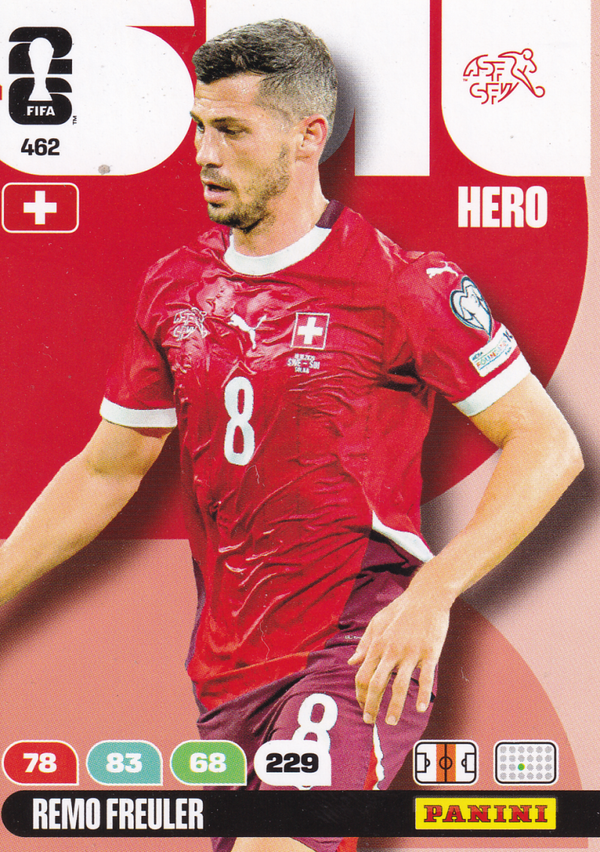 Remo Freuler - Schweiz - Panini WM 2026 - Hero - Nr. 462