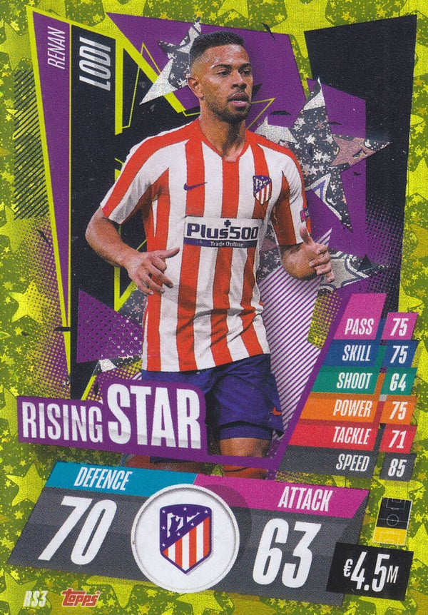 Renan Lodi / Atletico Madrid / Topps Champions League 2020 / Rising Star / Nr. RS 3