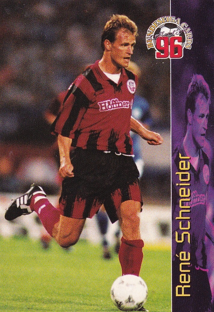 Rene Schneider - FC Hansa Rostock - Panini Bundesliga 1996 - Basis Karte - Nr. 95