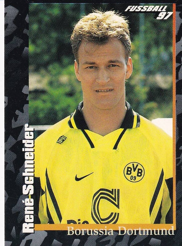 Rene Schneider / Borussia Dortmund / Panini Bundesliga 1997 / Schwarze Serie / Nr. 11