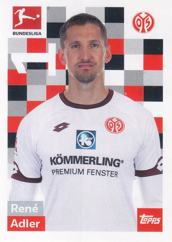 Rene Adler / 1.FSV Mainz 05 / Topps Bundesliga 2018 / Basis Bild / Nr.170
