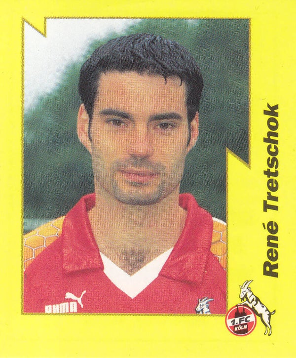 Rene Tretschok / 1.FC Köln / Panini Bundesliga 1997 / Gelbe Serie / Nr. 129